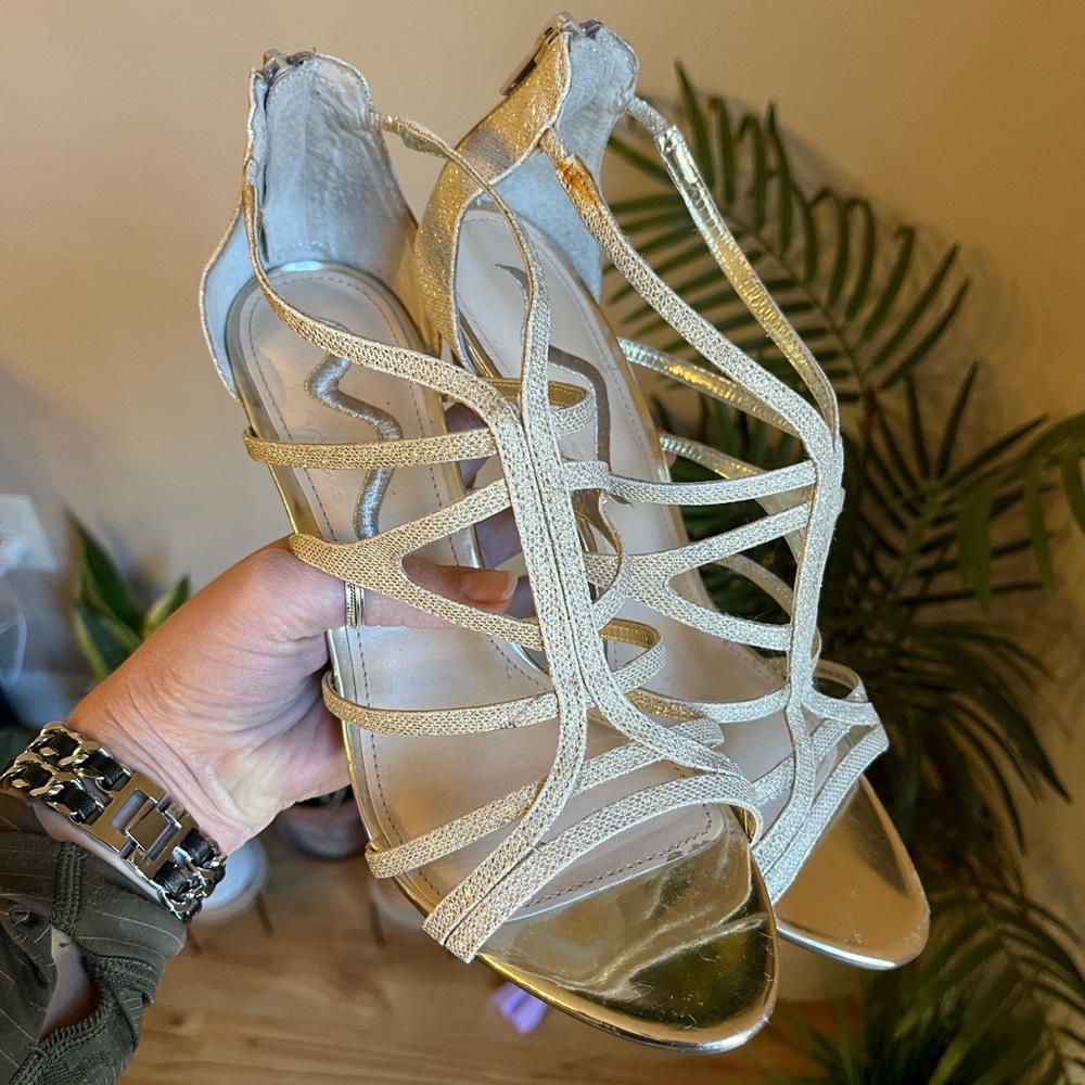Nina Champagne Heels